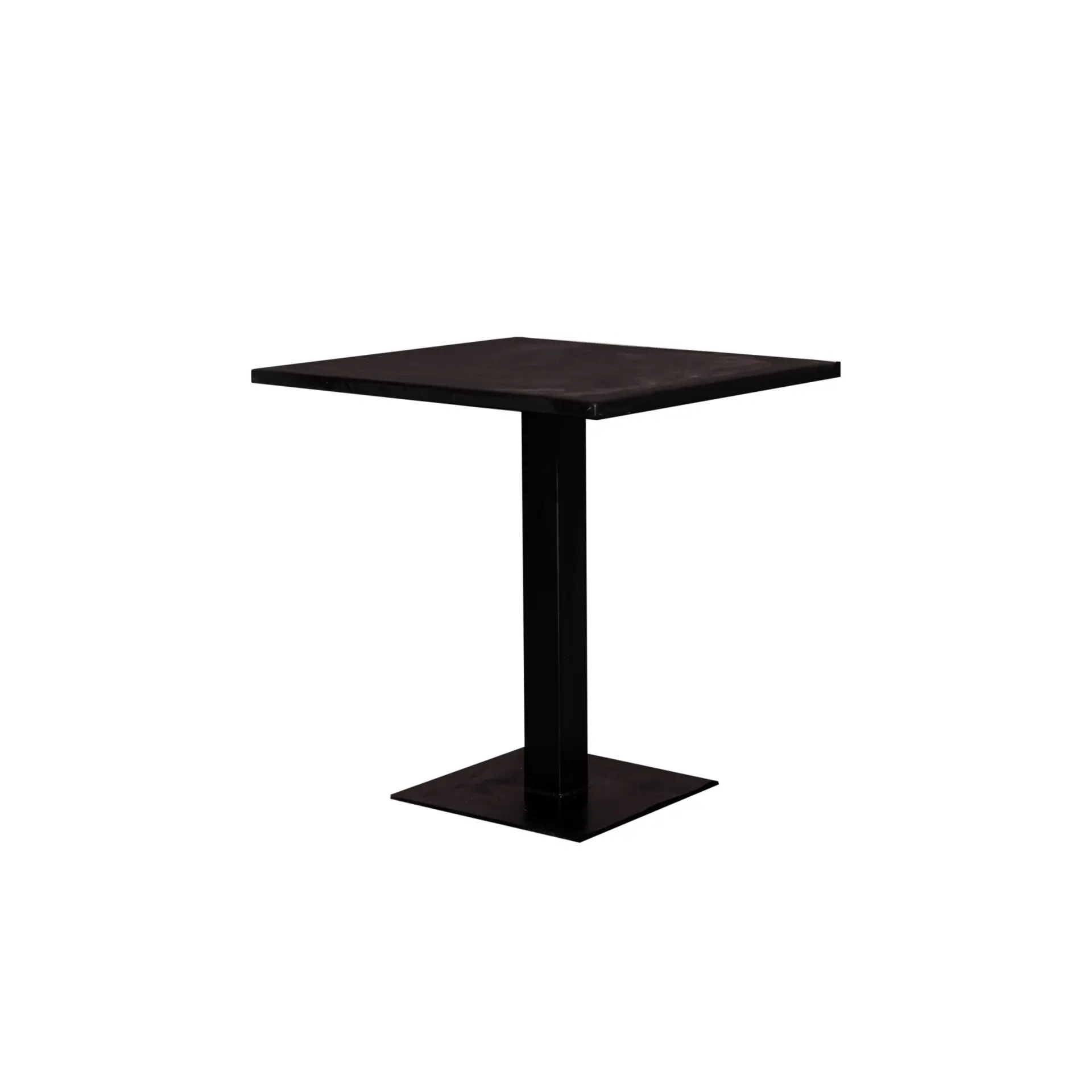 Tavolo In Ferro Con Piede Top In Legno Rivestito Tramonto